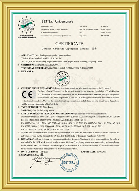 Certificado ISETC